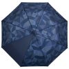 Складной зонт Gems, синий,полуавтомат, 3 сложения