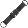 Брелок-ремувка с застежкой «Ninja», черный