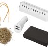 Подарочный набор с автовизиткой и USB адаптером, белый