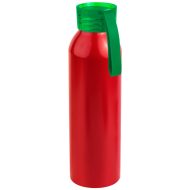 Бутылка для воды VIKING RED 650мл., Красная с салатовой крышкой 6144.15