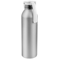 Бутылка для воды VIKING SILVER 650мл., Серебристая с белой крышкой 6141.07