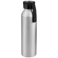 Бутылка для воды VIKING SILVER 650мл., Серебристая с черной крышкой 6141.08