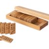 Игра «Домино» из массива бука, натуральный